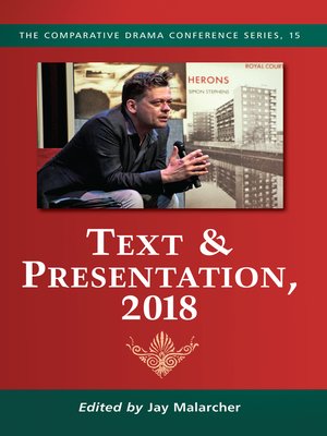 cover image of Text & Presentation, 2018